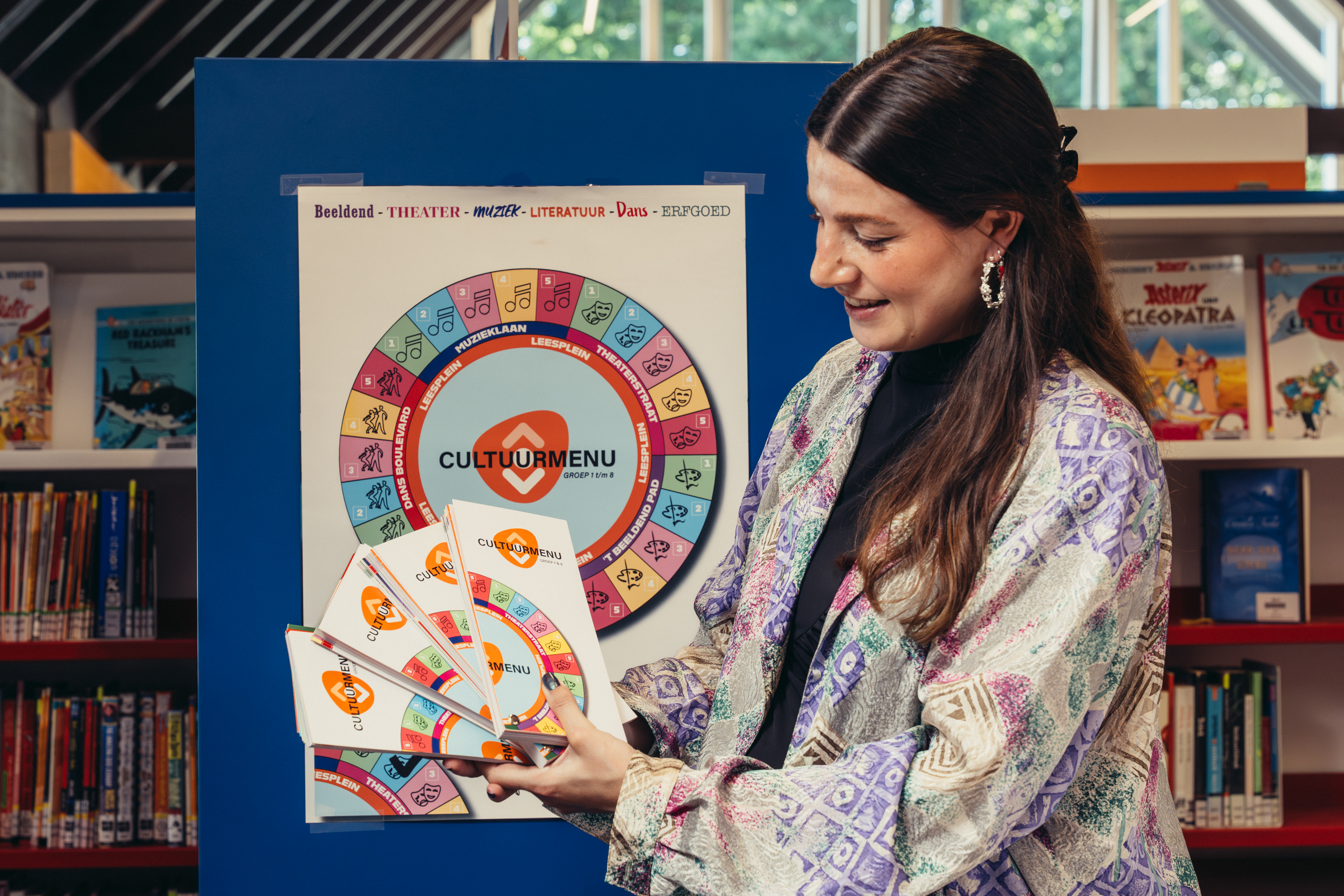 Cultuurmenu waaier en poster